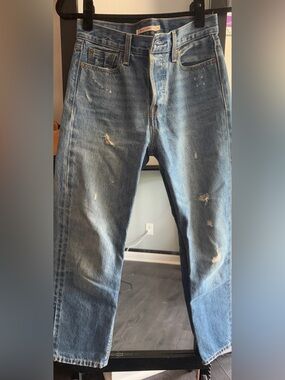 Levi’s Womens Denim Jeans Light Distress